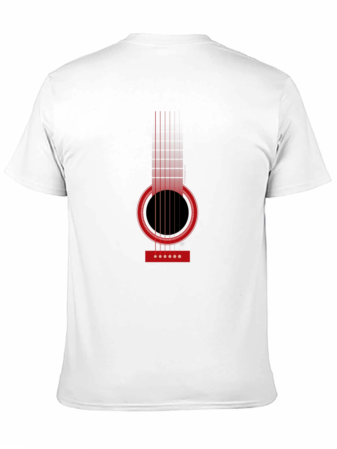 Acoustic Guitar Graphic T-Shirt - Classic Design