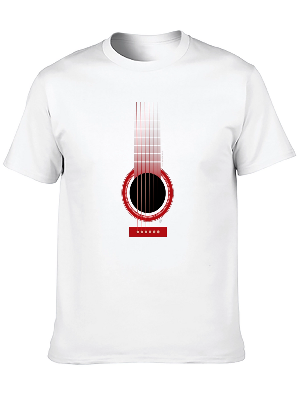 Acoustic Guitar Graphic T-Shirt - Classic Design