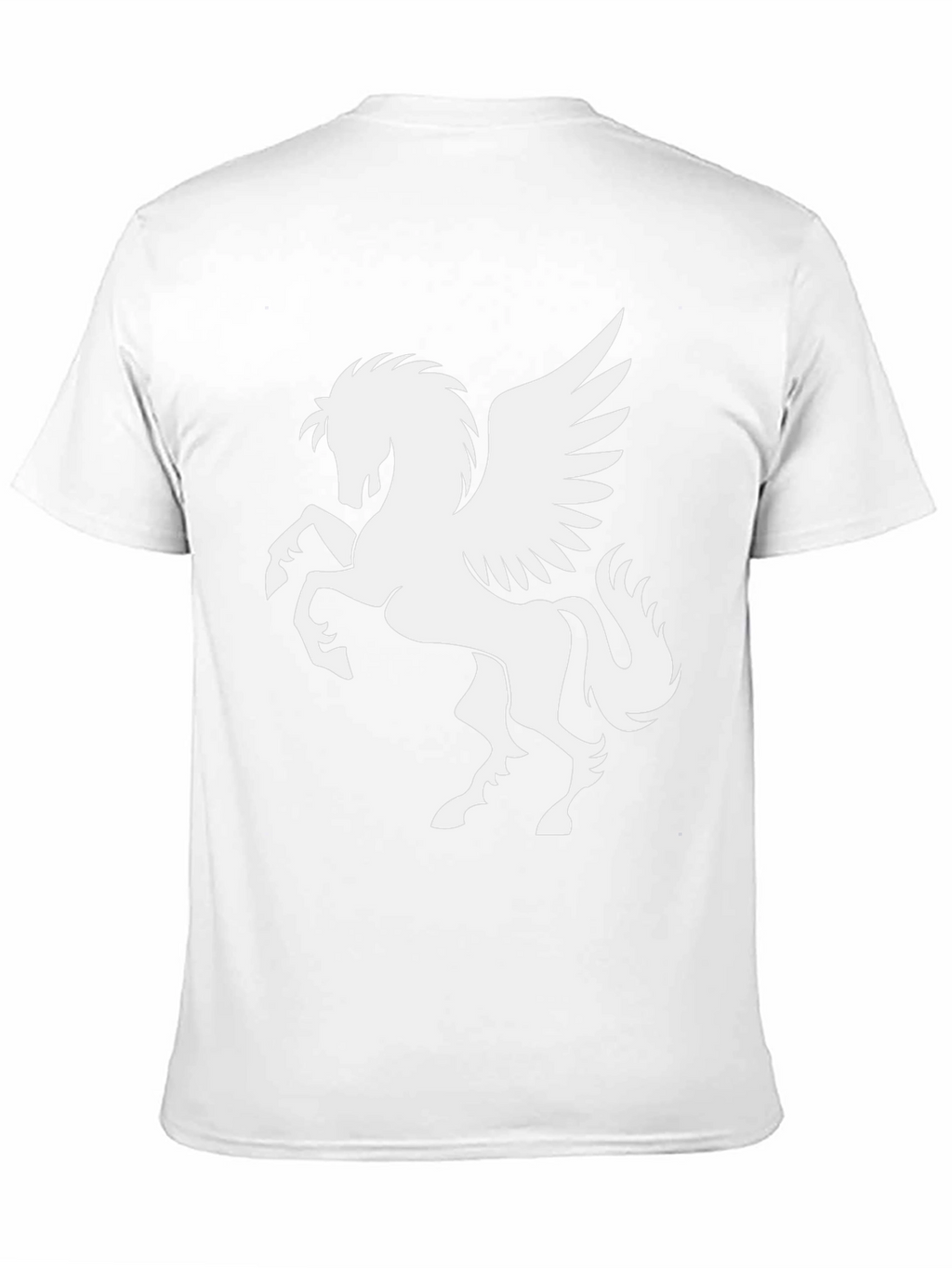 Black Pegasus Graphic Tee - Mythical Style!