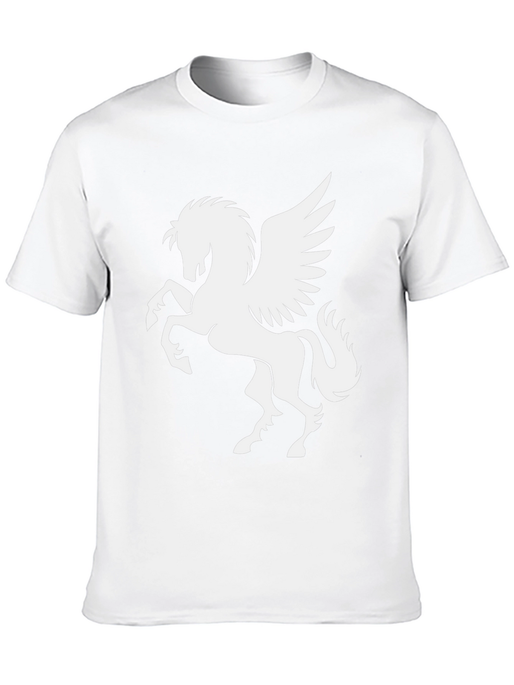 Black Pegasus Graphic Tee - Mythical Style!