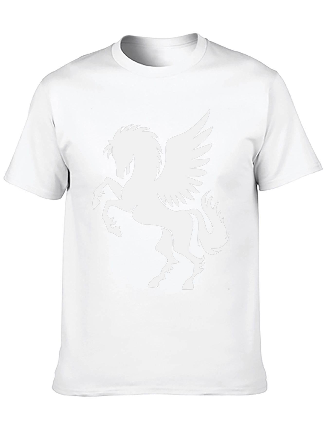 Black Pegasus Graphic Tee - Mythical Style!