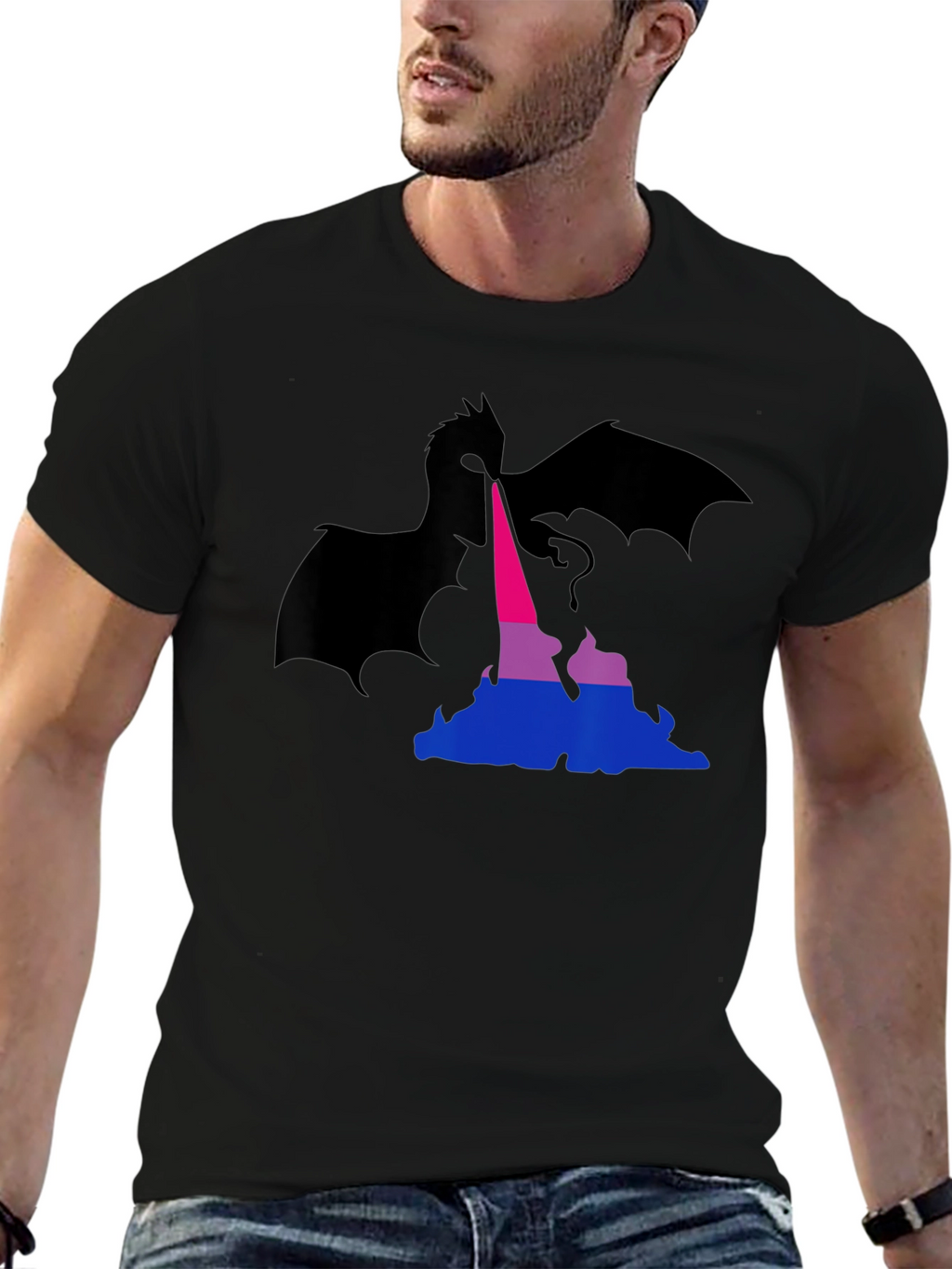 Bisexual Pride Dragon T-Shirt