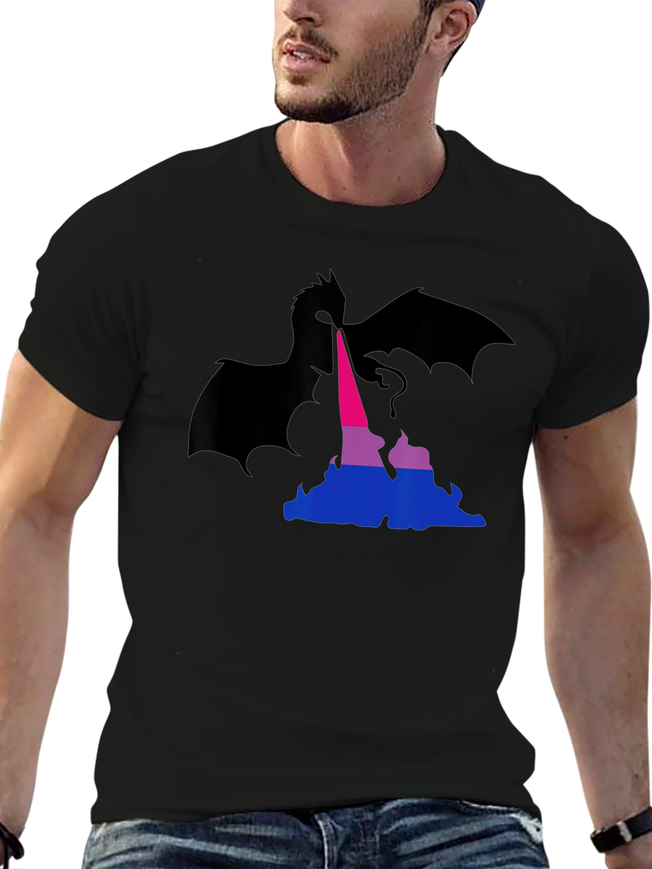 Bisexual Pride Dragon T-Shirt