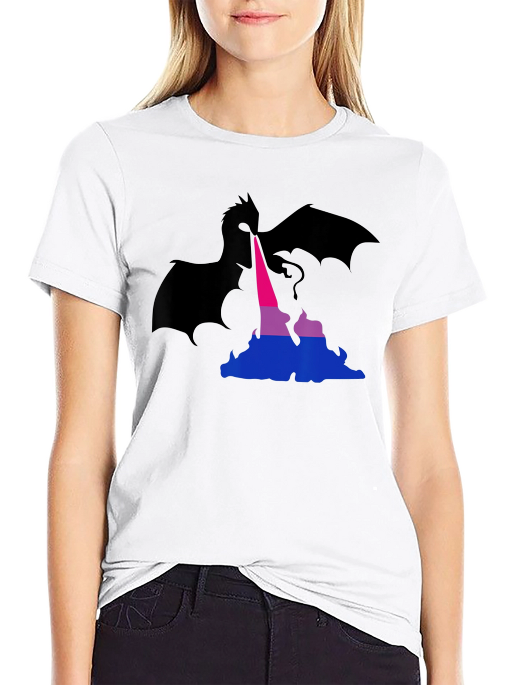 Bisexual Pride Dragon T-Shirt