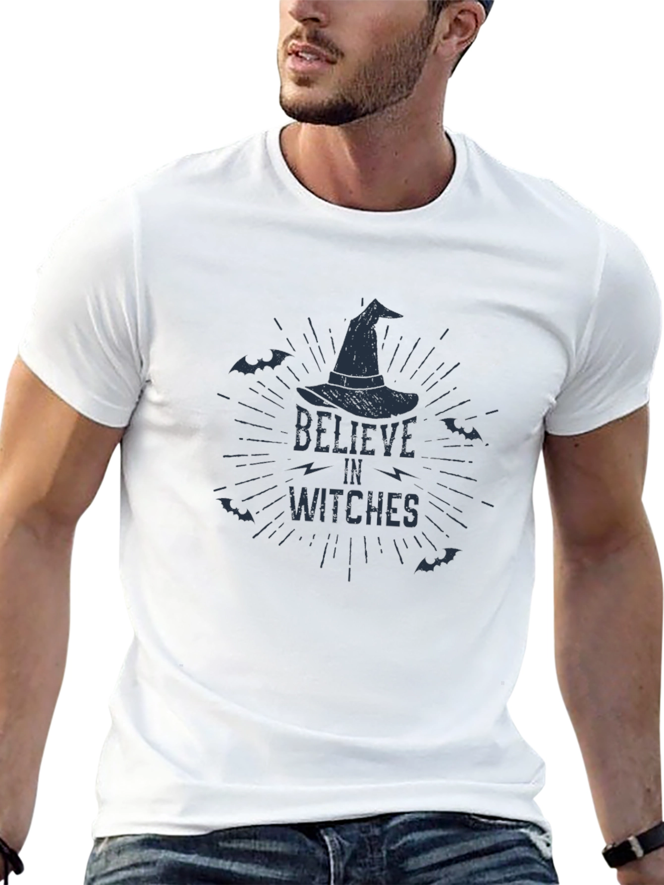 Believe in Witches Graphic T-Shirt - Halloween Tee