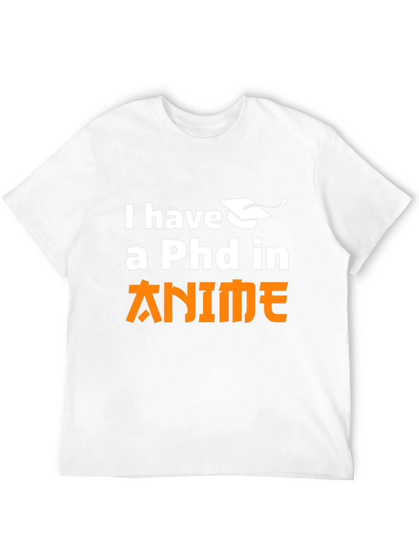 Anime PhD Black T-Shirt - Otaku Style