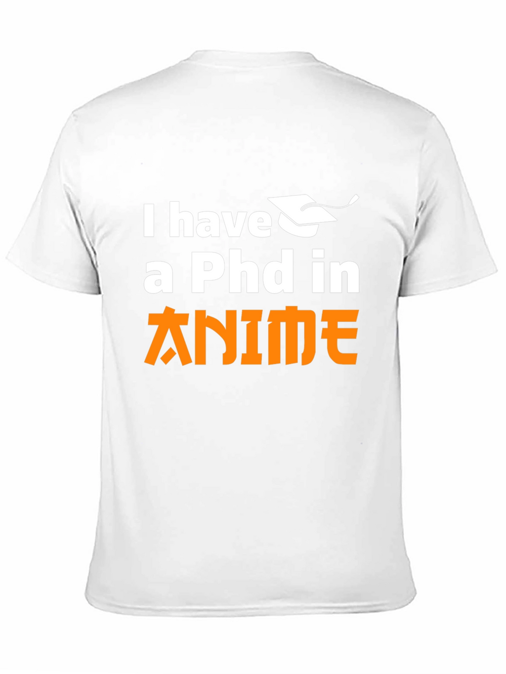 Anime PhD Black T-Shirt - Otaku Style