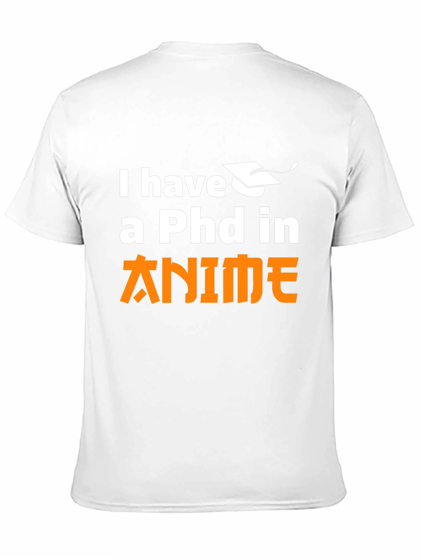 Anime PhD Black T-Shirt - Otaku Style