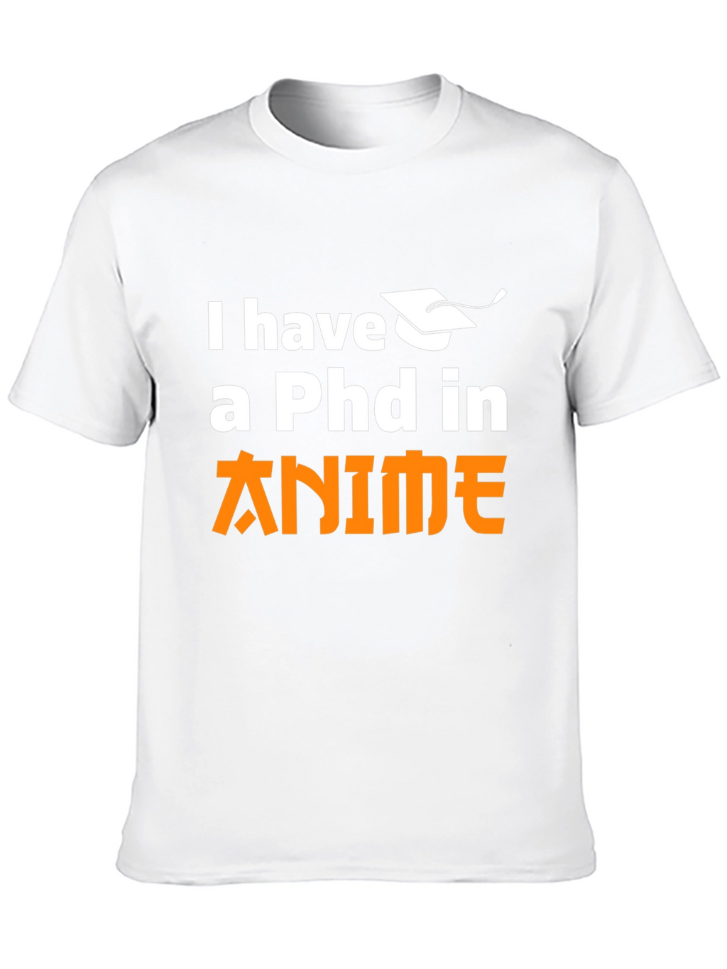 Anime PhD Black T-Shirt - Otaku Style