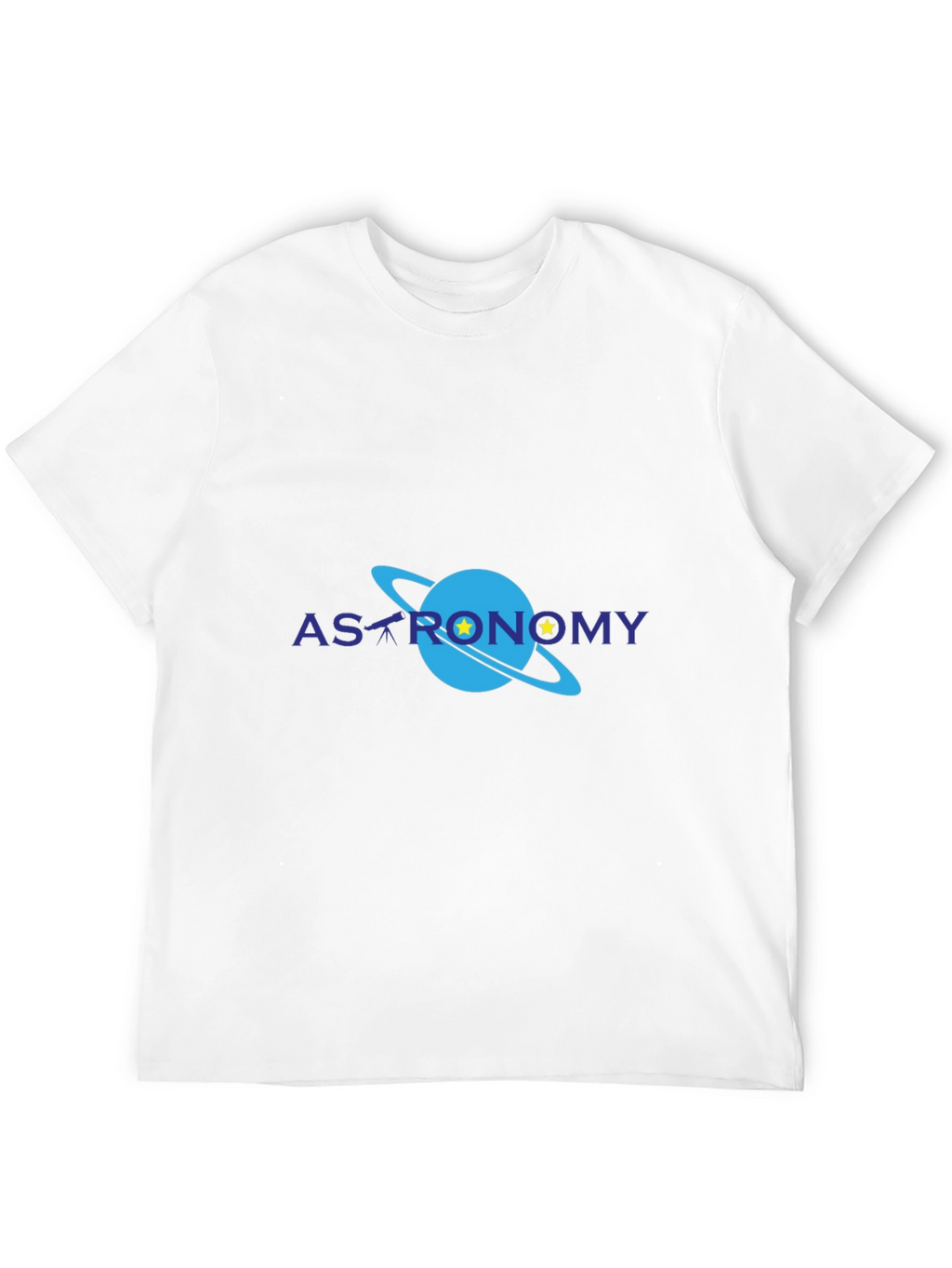 Astronomy Graphic Print Black T-Shirt