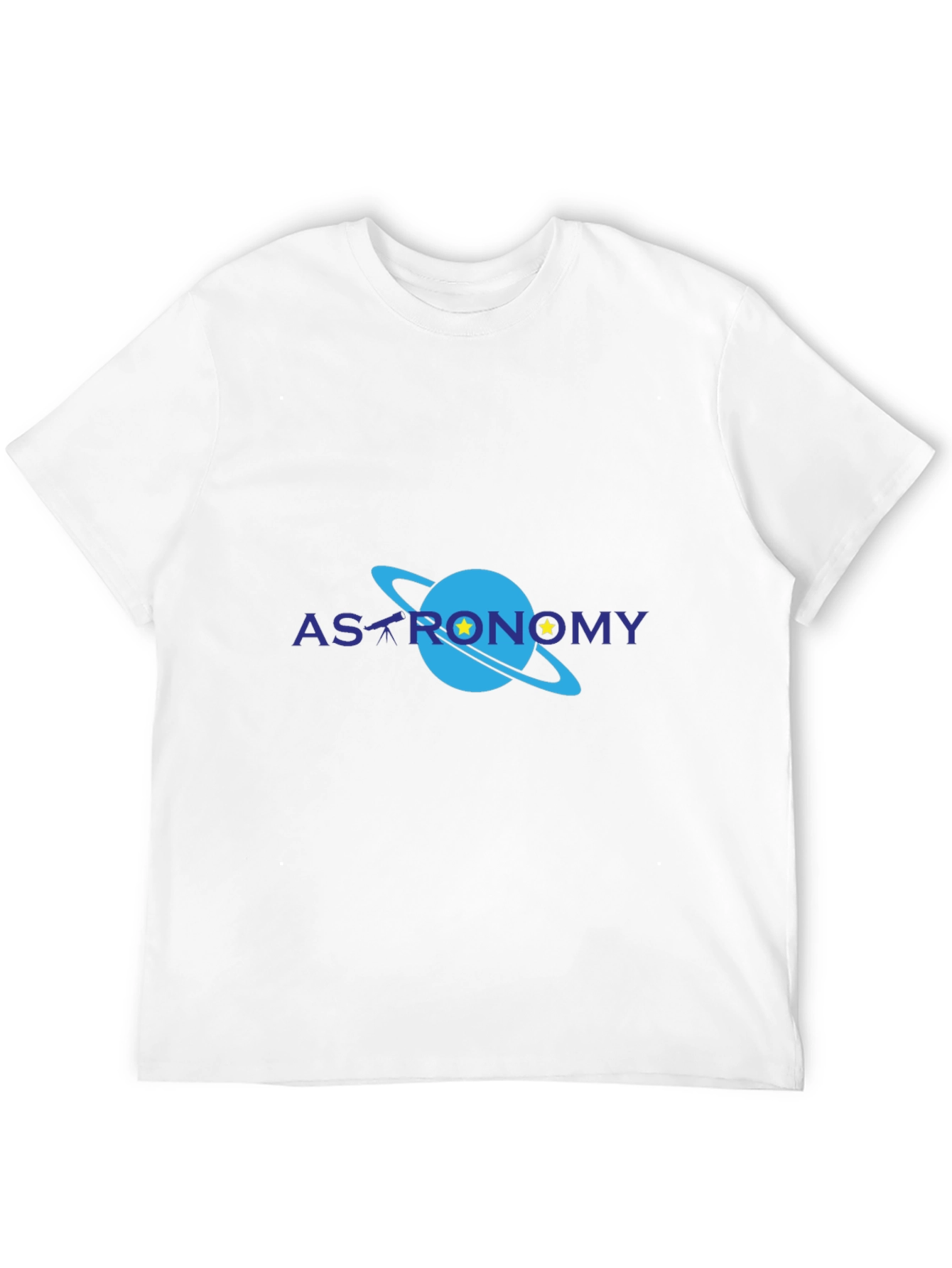 Astronomy Graphic Print Black T-Shirt