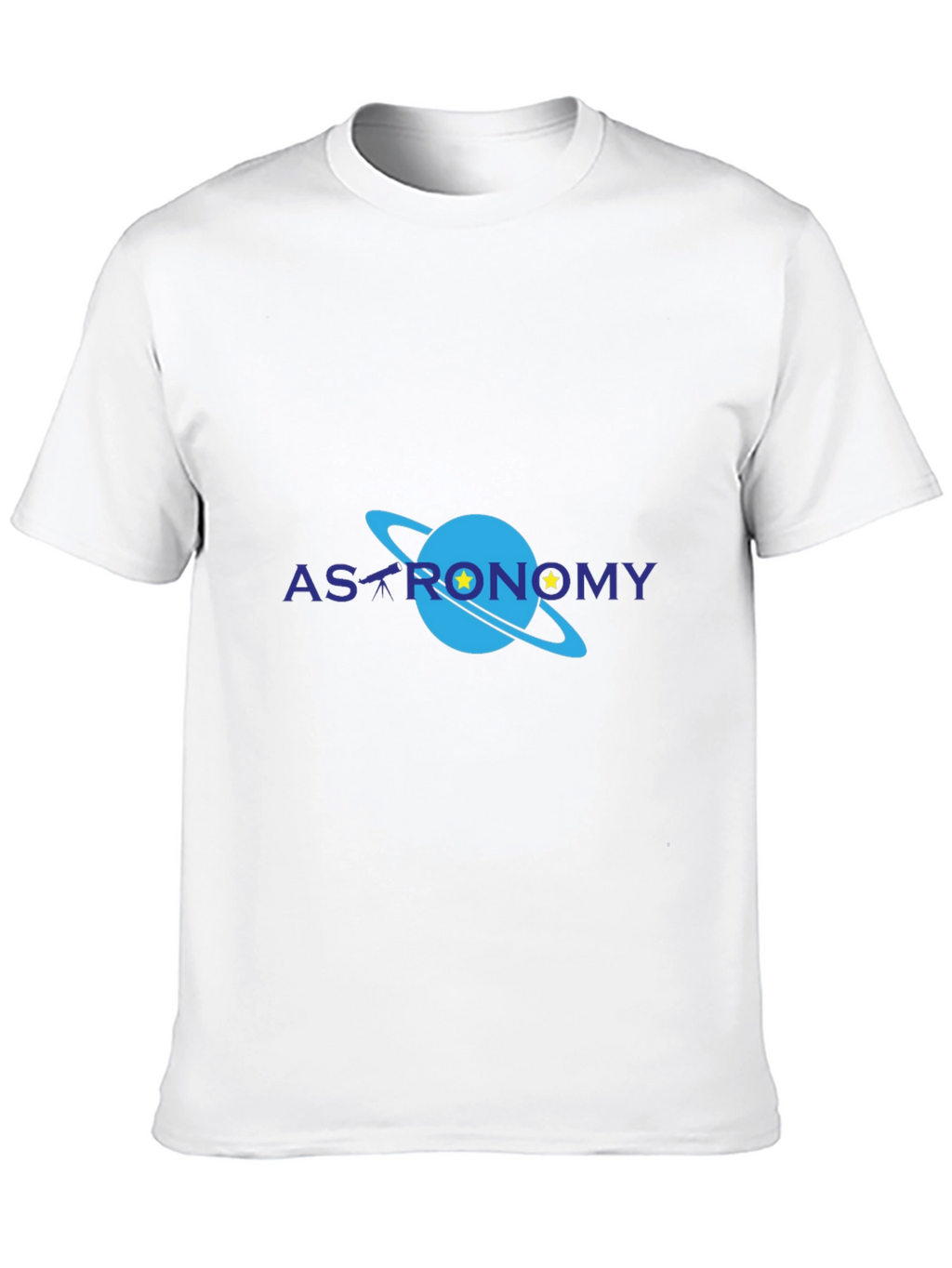 Astronomy Graphic Print Black T-Shirt