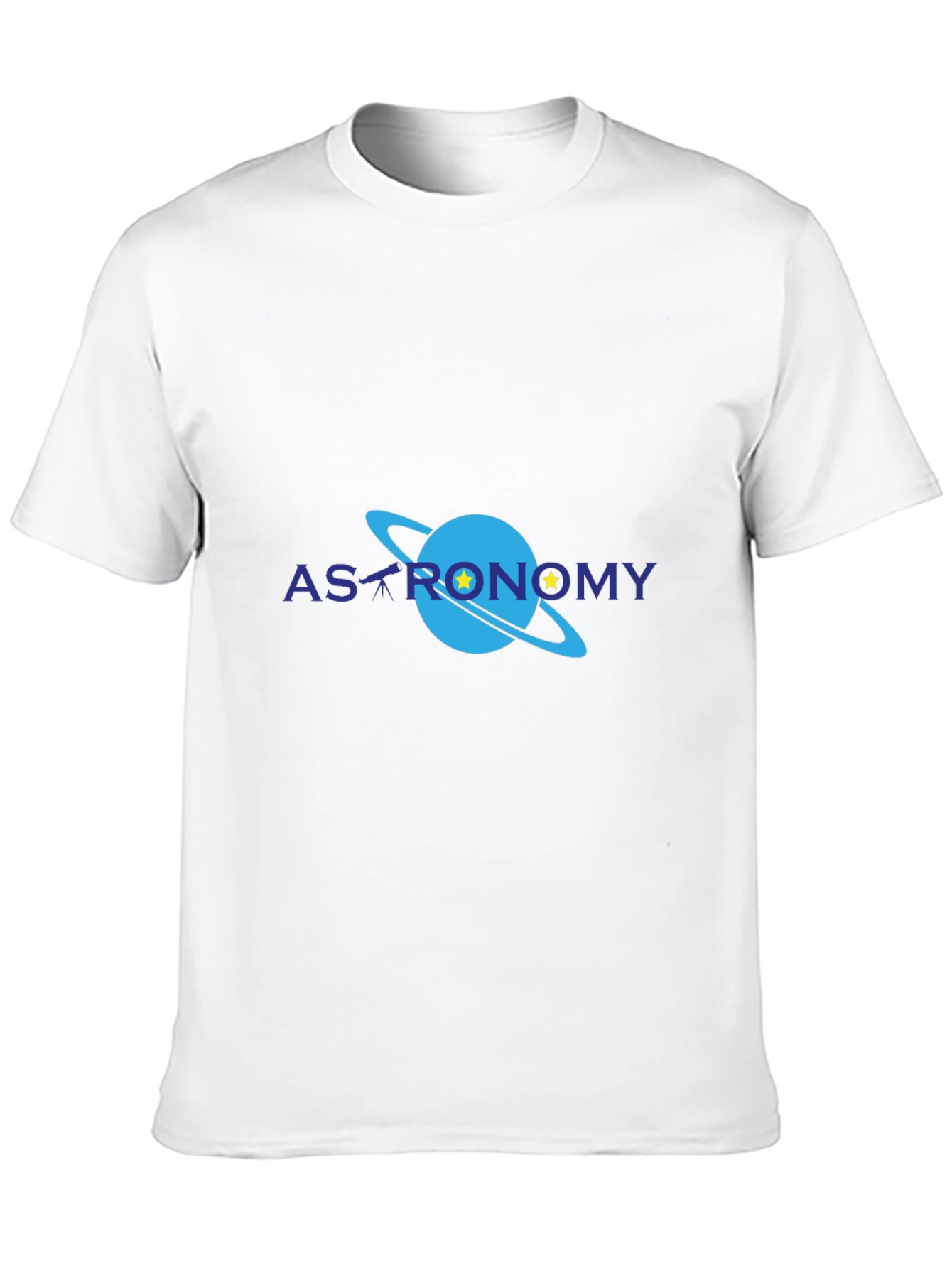 Astronomy Graphic Print Black T-Shirt