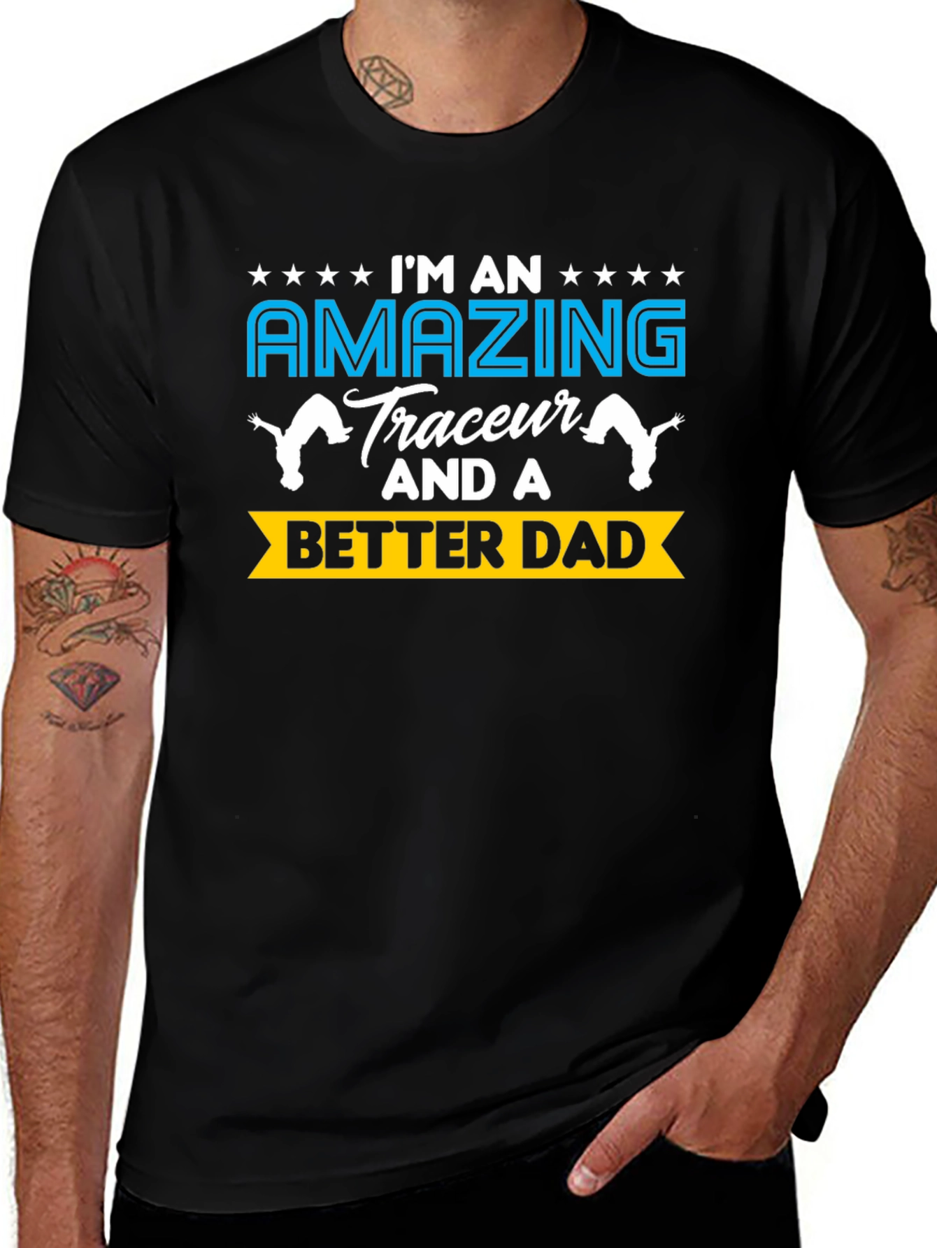 Amazing Traceur Dad T-Shirt - Parkour Father Tee