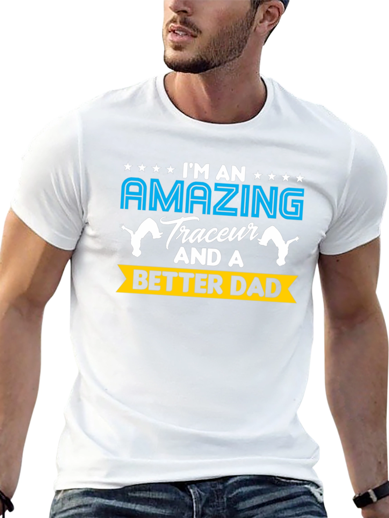 Amazing Traceur Dad T-Shirt - Parkour Father Tee