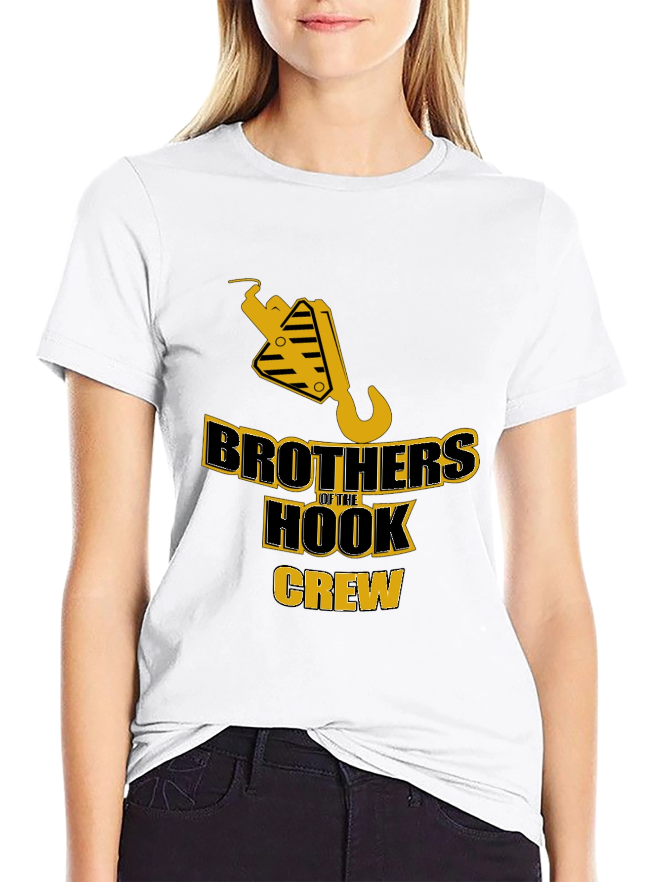 Brothers of the Hook Crew Black T-Shirt