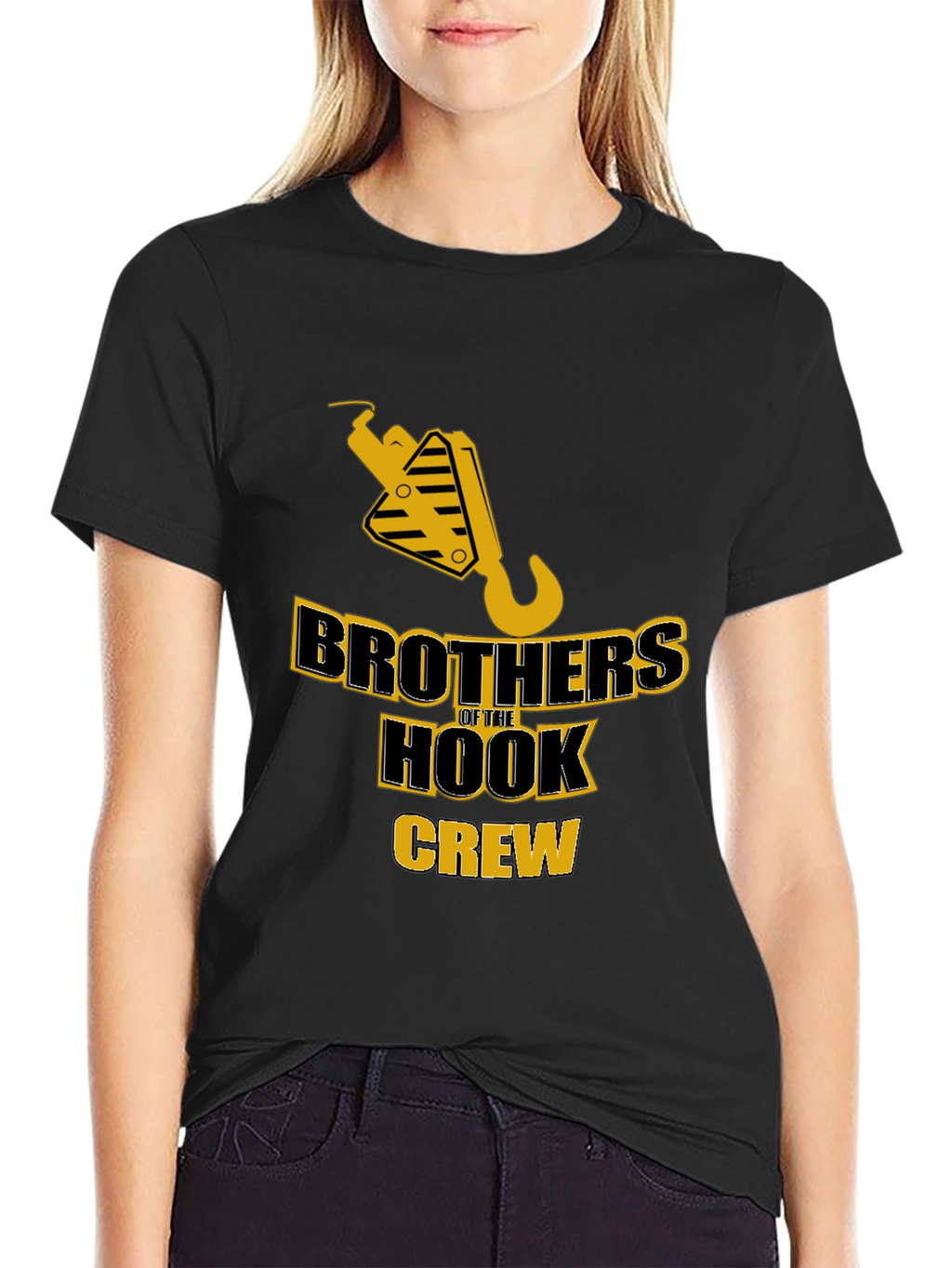Brothers of the Hook Crew Black T-Shirt