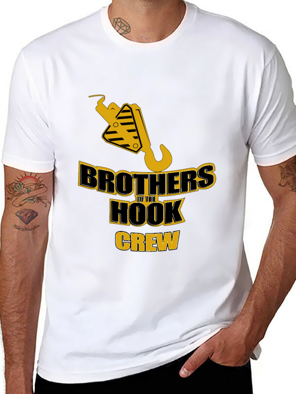 Brothers of the Hook Crew Black T-Shirt