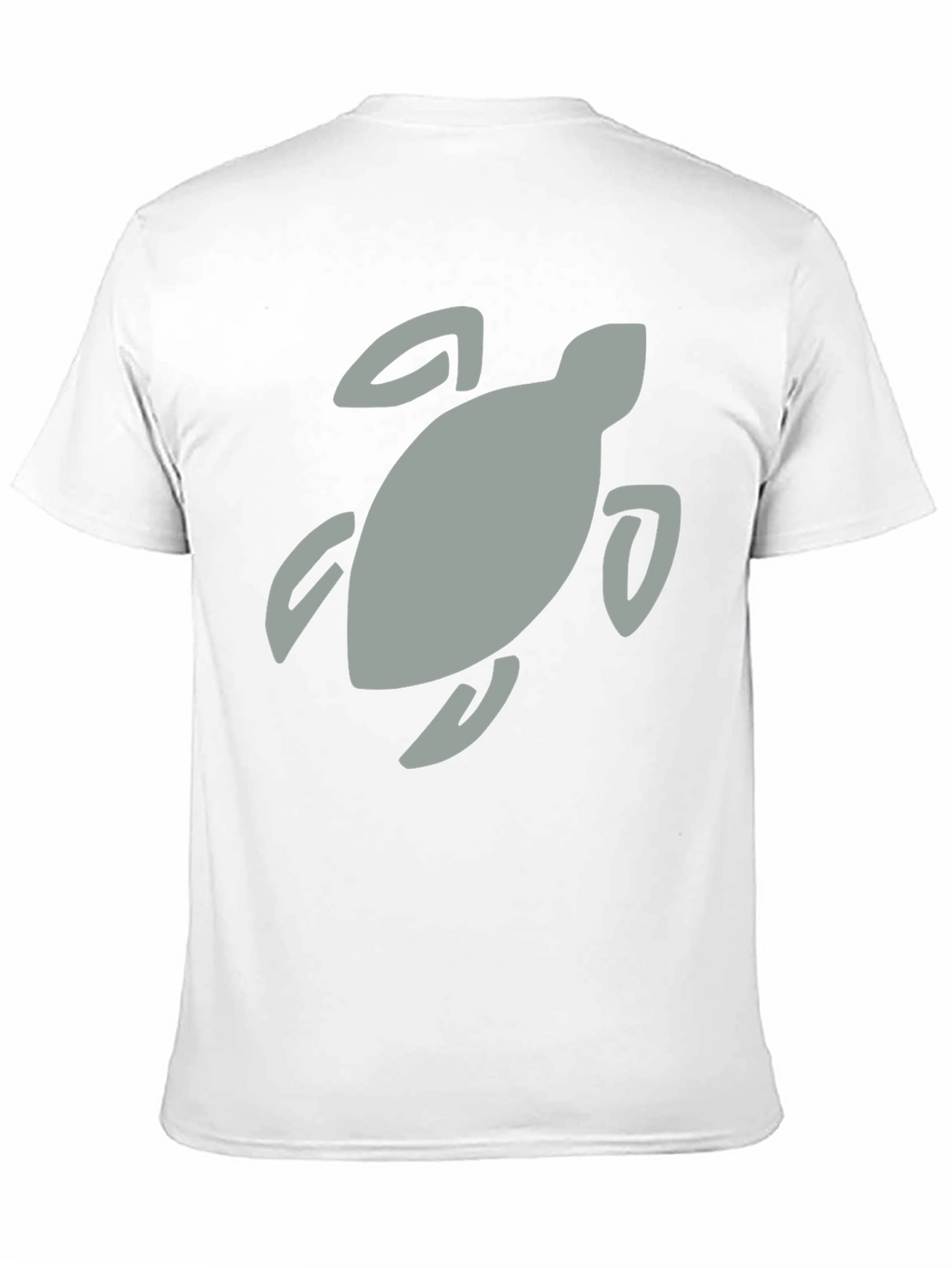 Black T-Shirt with Turtle Graphic