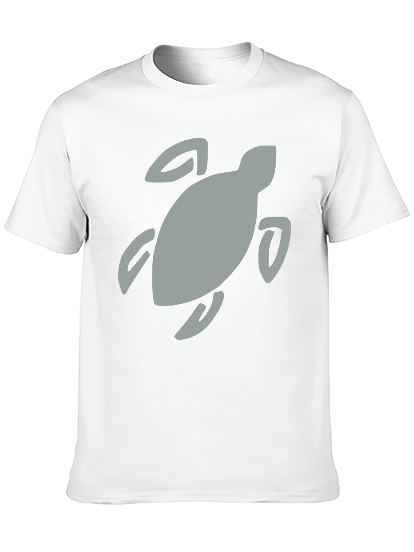 Black T-Shirt with Turtle Graphic