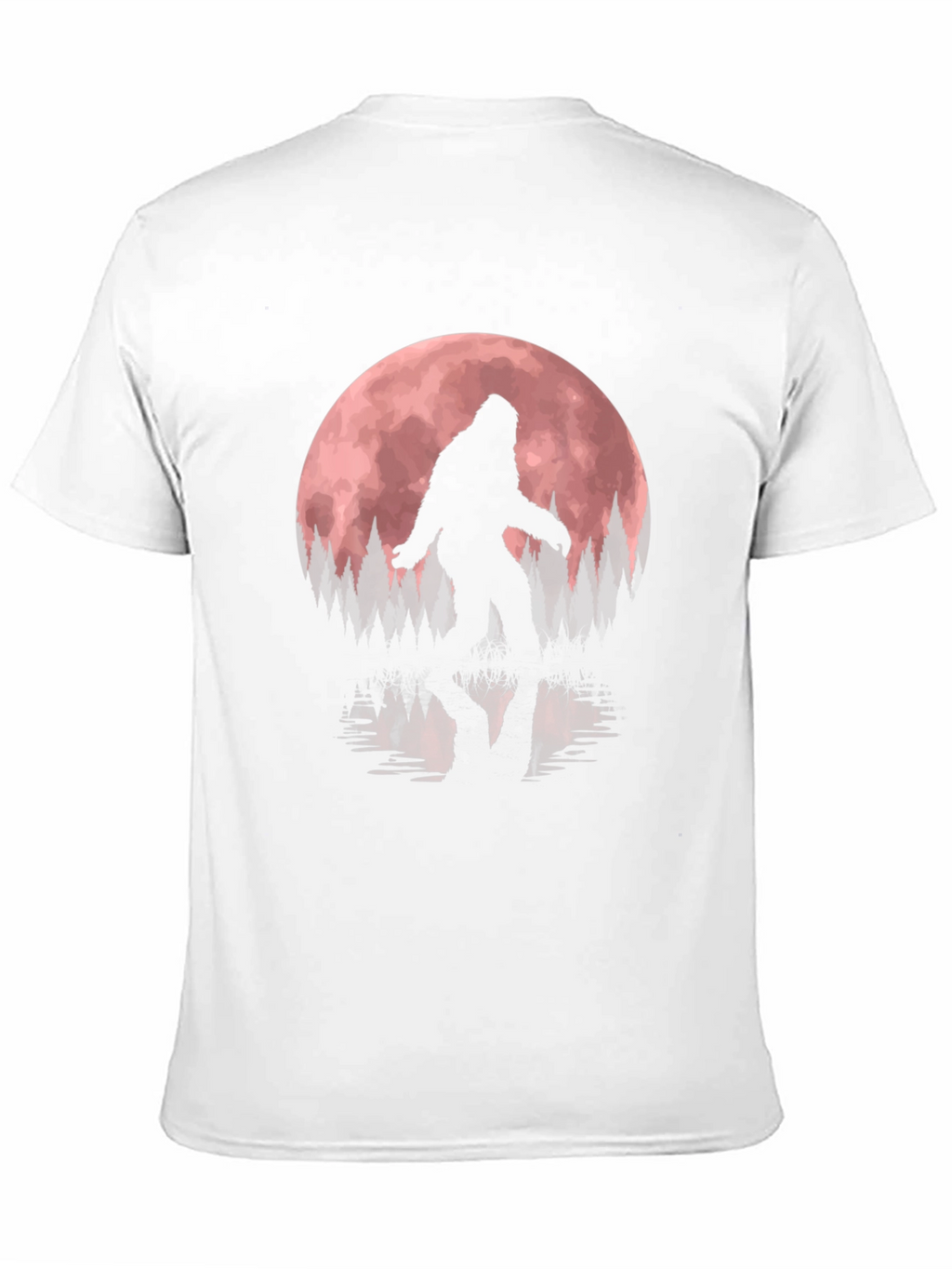 Bigfoot Moon Reflection Graphic Tee