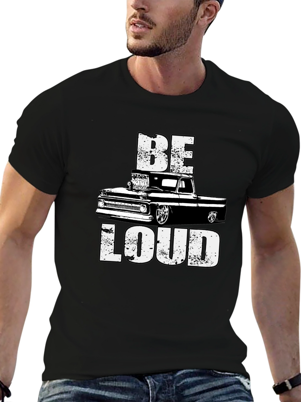 Be Loud Truck Graphic T-Shirt