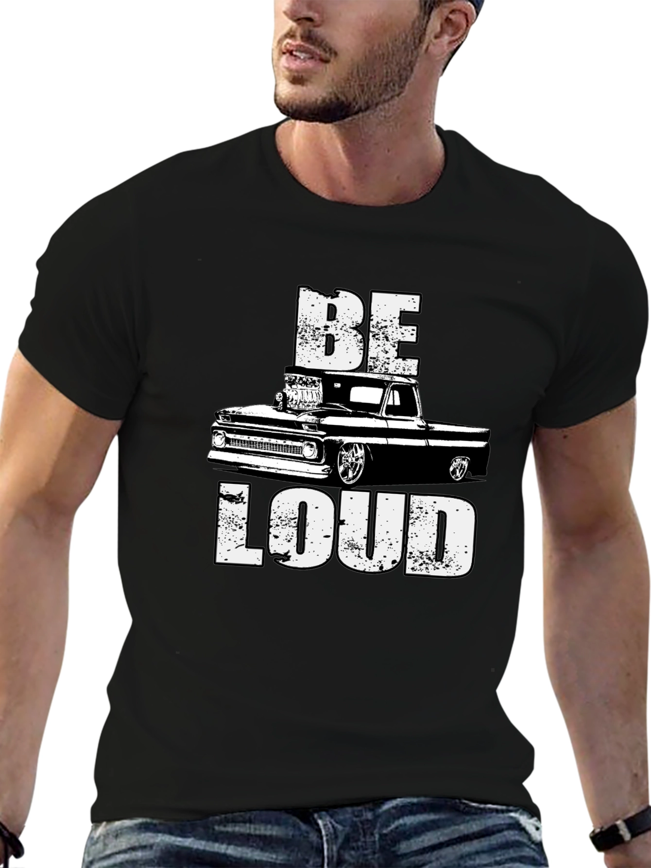 Be Loud Truck Graphic T-Shirt