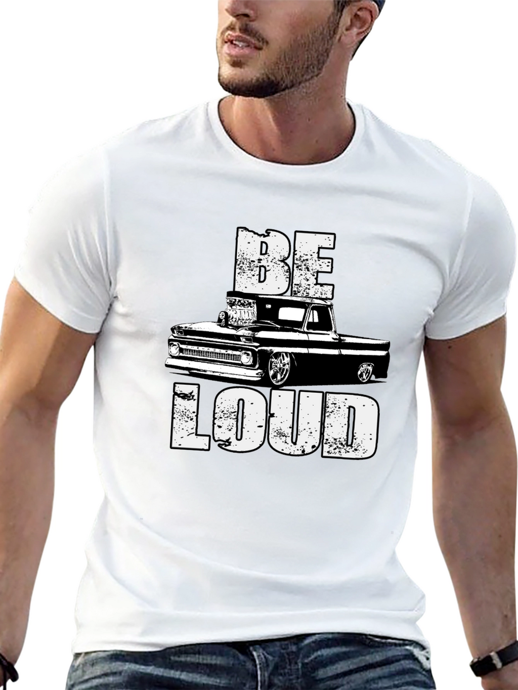 Be Loud Truck Graphic T-Shirt