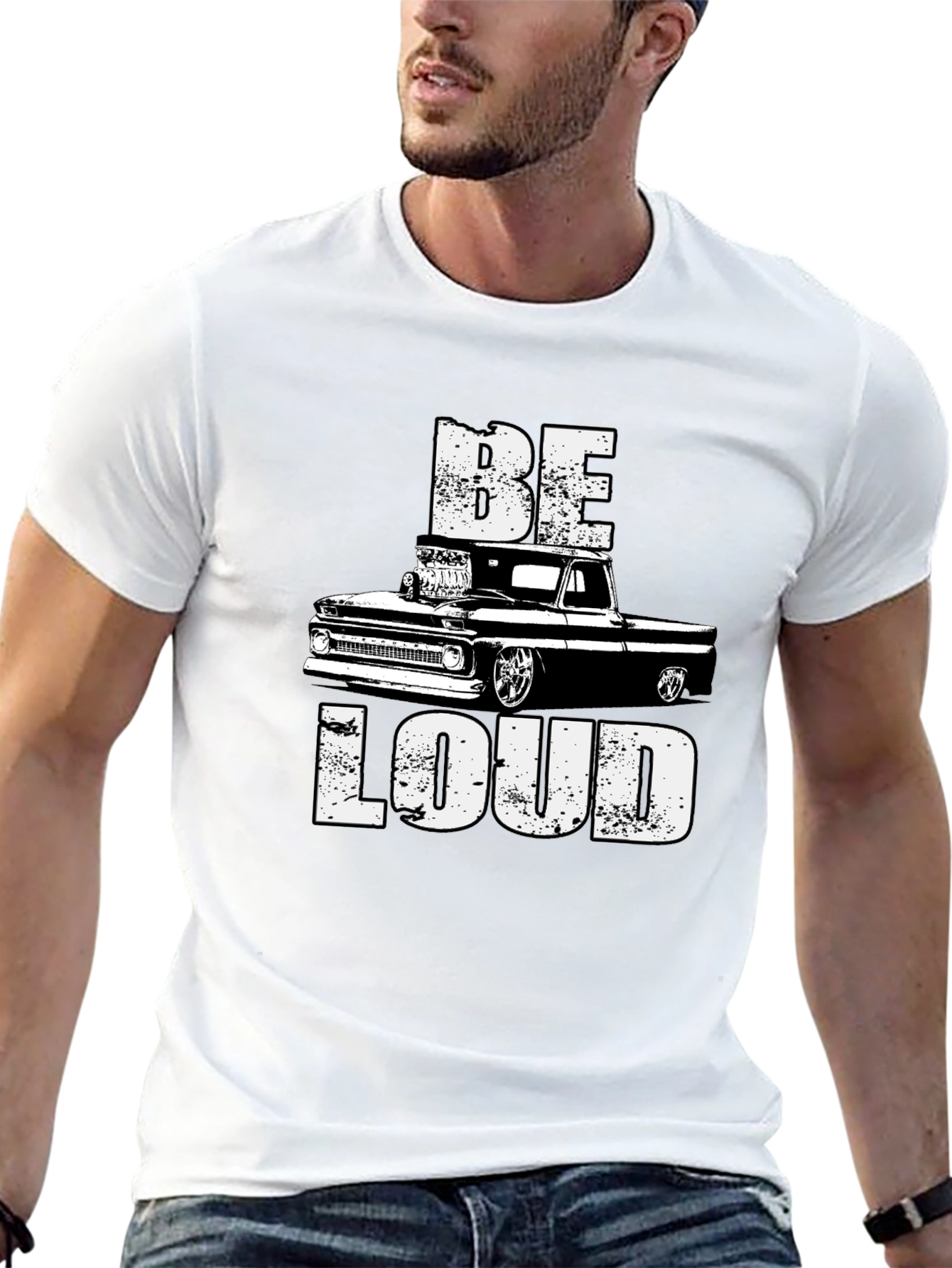 Be Loud Truck Graphic T-Shirt
