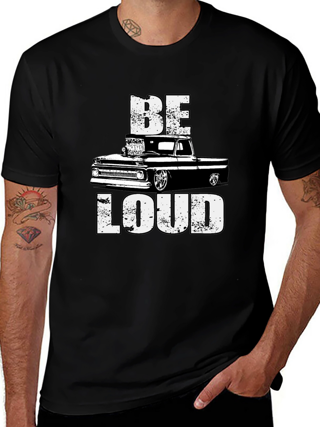 Be Loud Truck Graphic T-Shirt