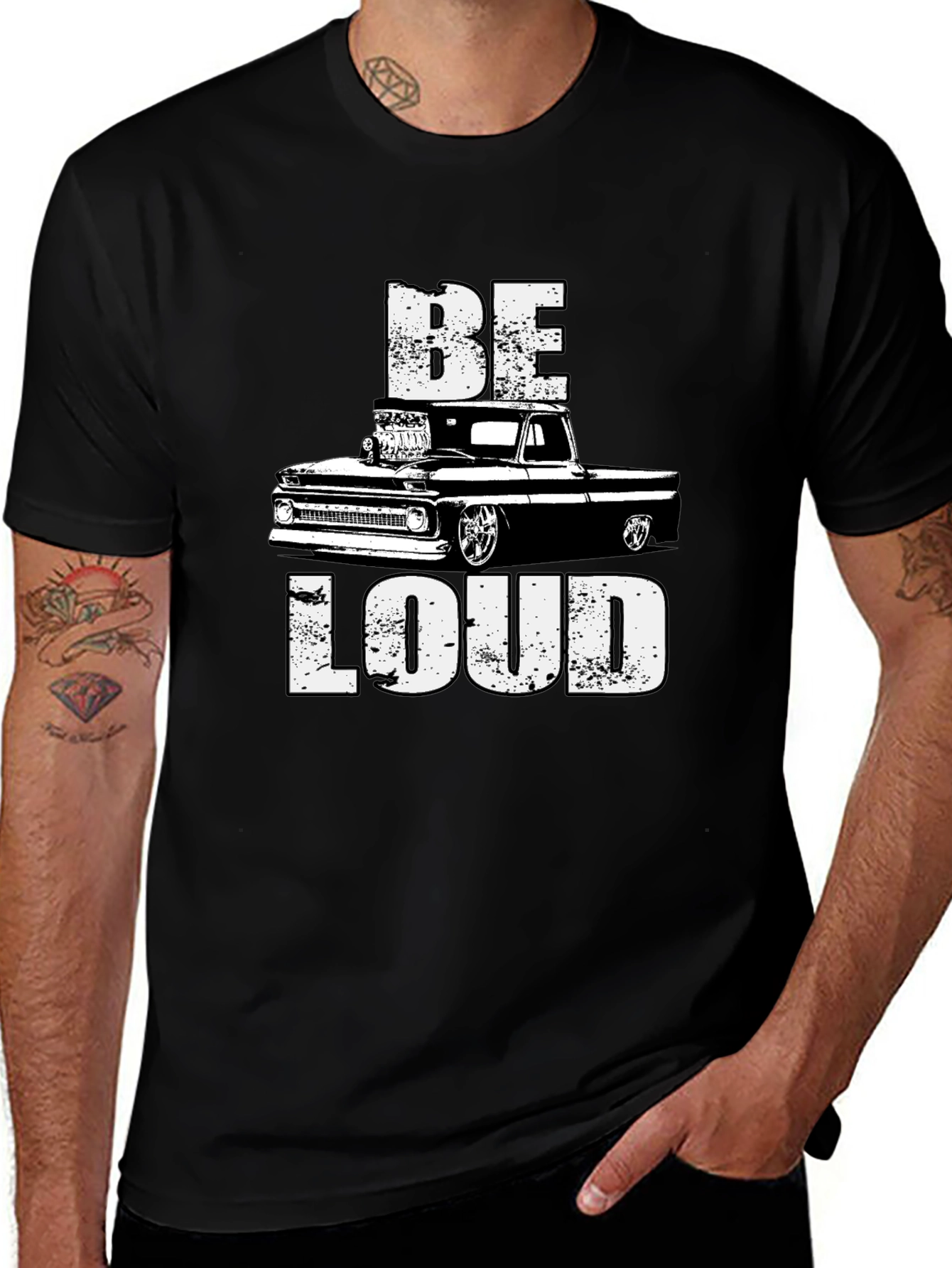 Be Loud Truck Graphic T-Shirt