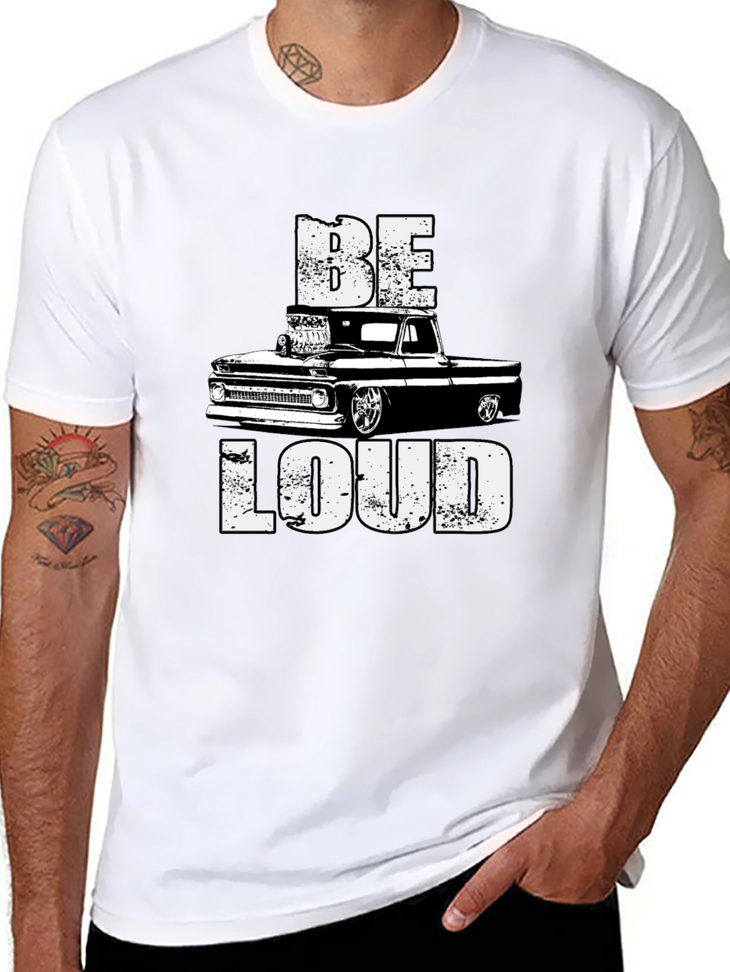 Be Loud Truck Graphic T-Shirt