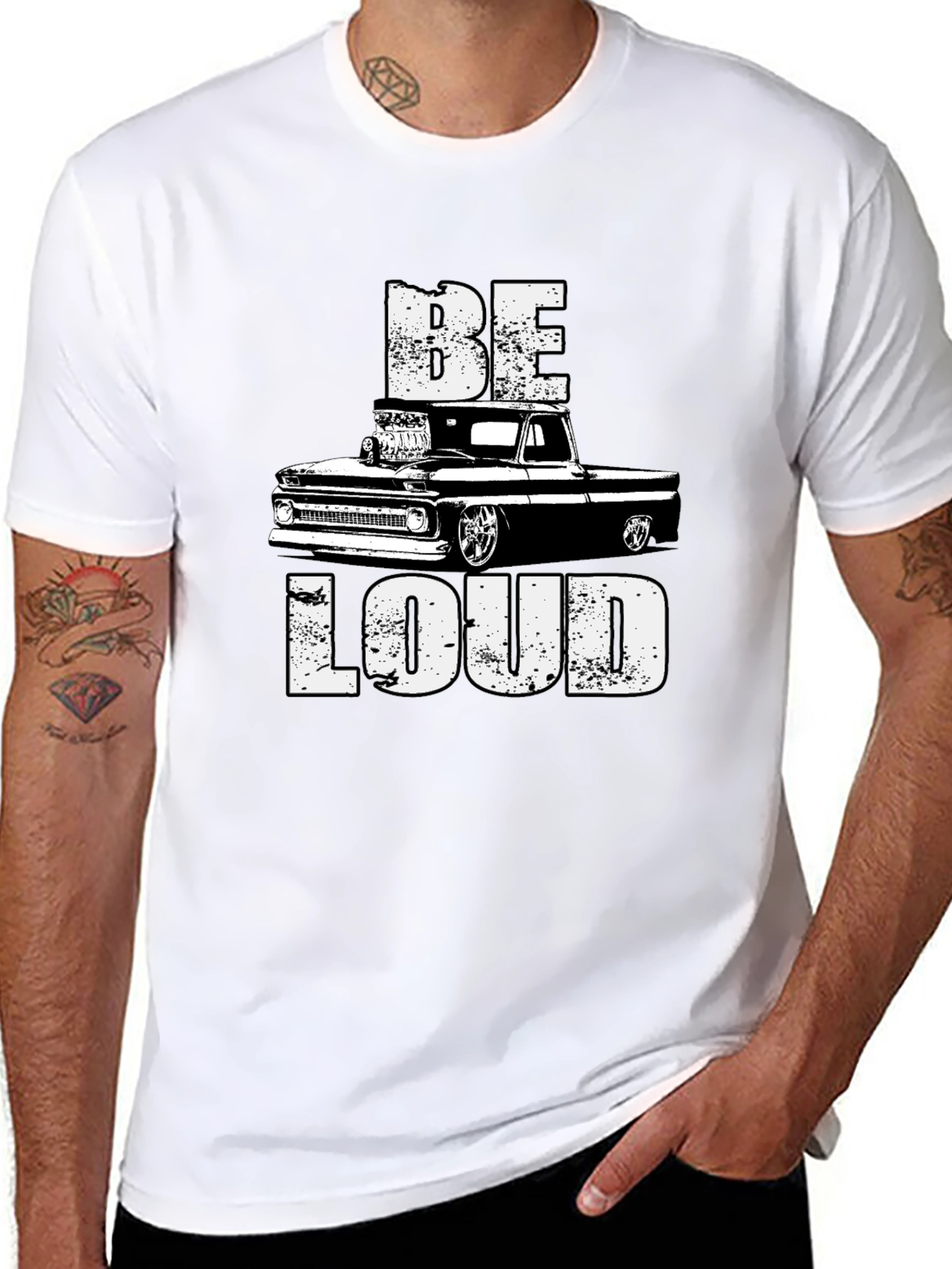 Be Loud Truck Graphic T-Shirt
