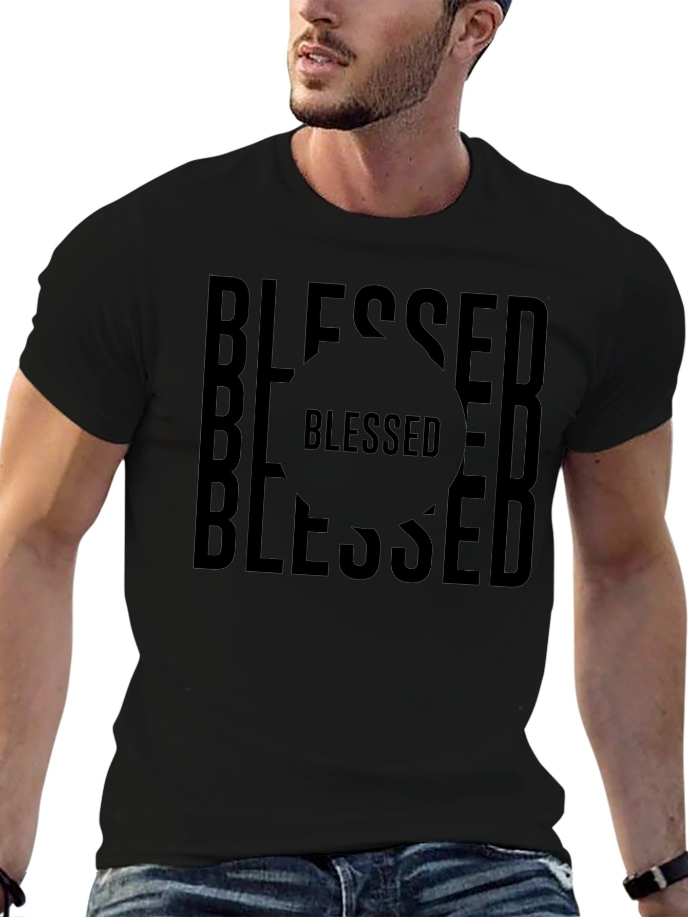 Blessed Graphic T-Shirt - Black Tee