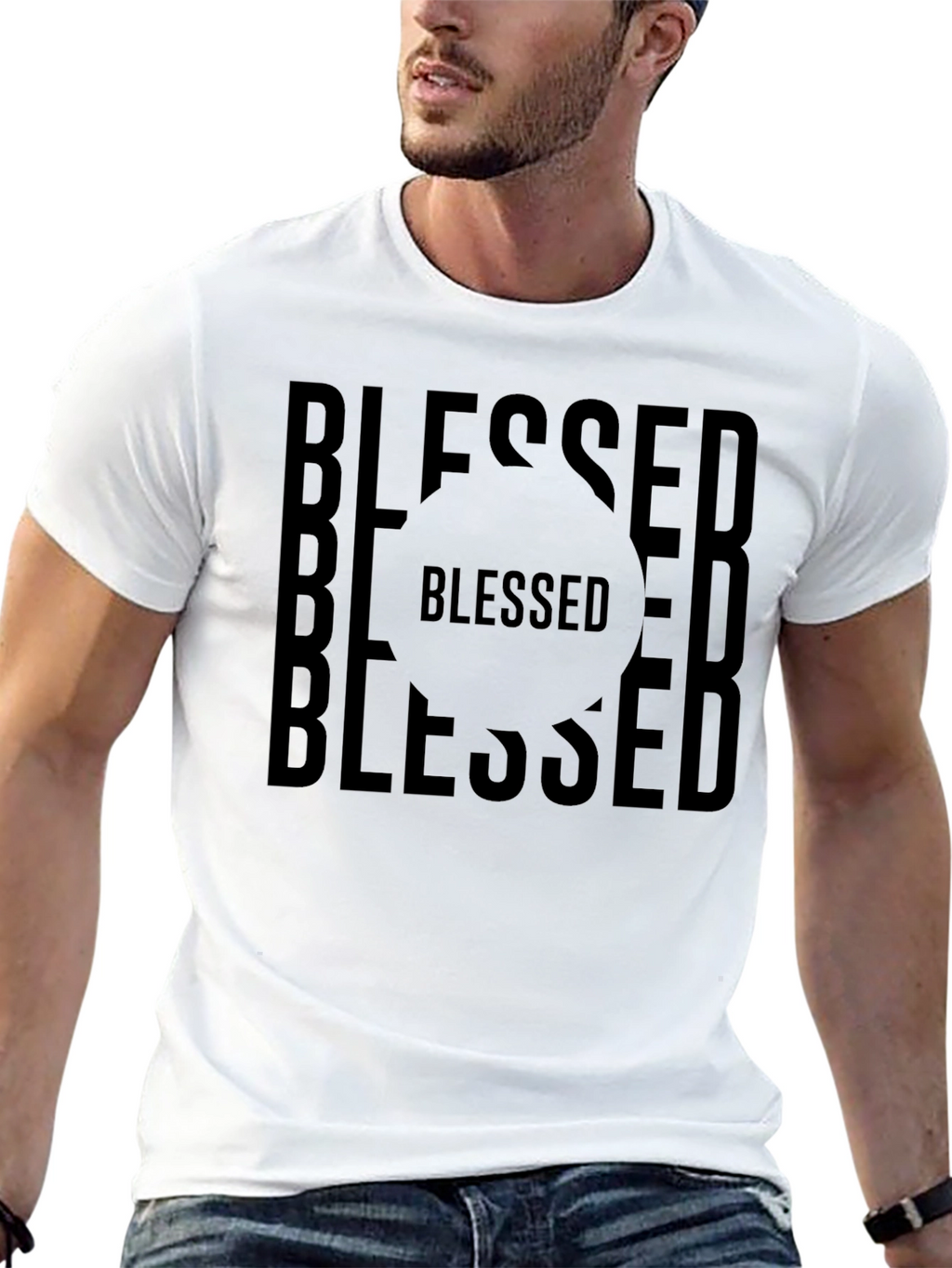 Blessed Graphic T-Shirt - Black Tee