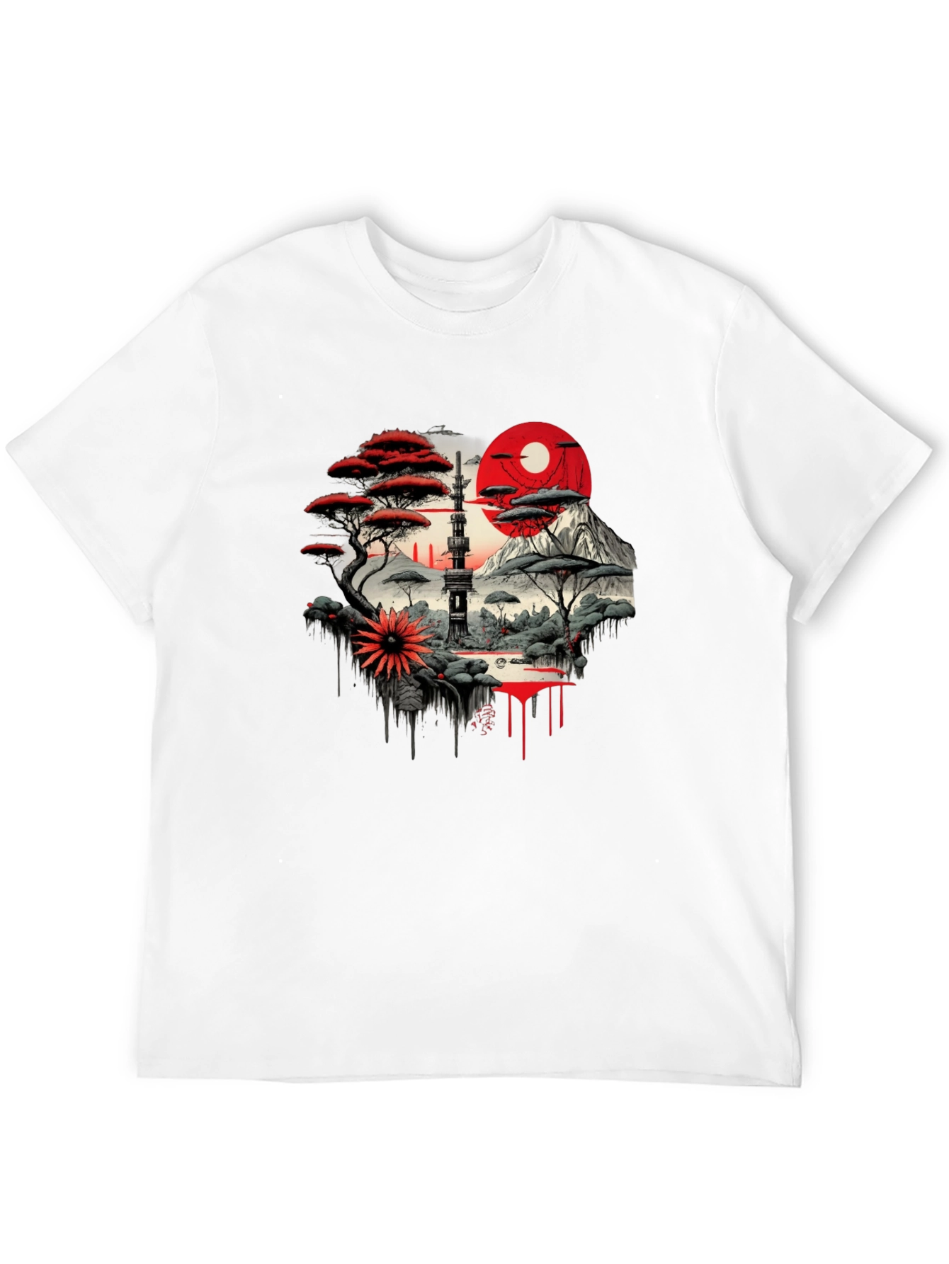 Asian Landscape Art T-Shirt
