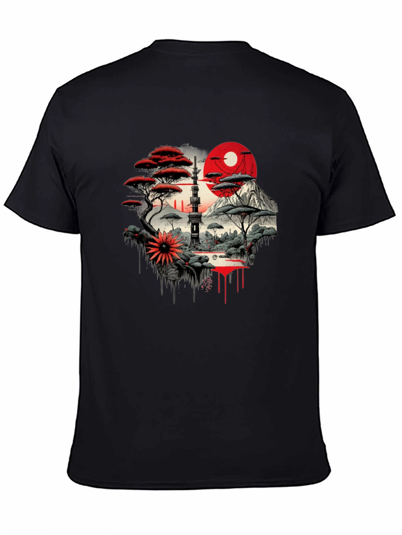Asian Landscape Art T-Shirt