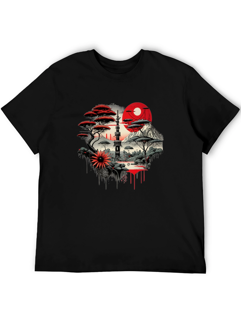 Asian Landscape Art T-Shirt
