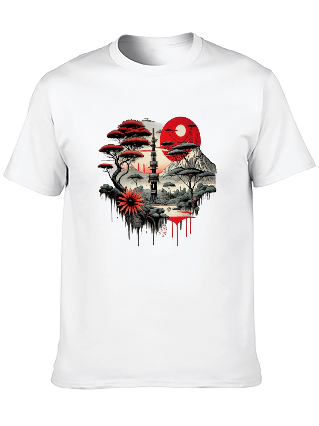 Asian Landscape Art T-Shirt