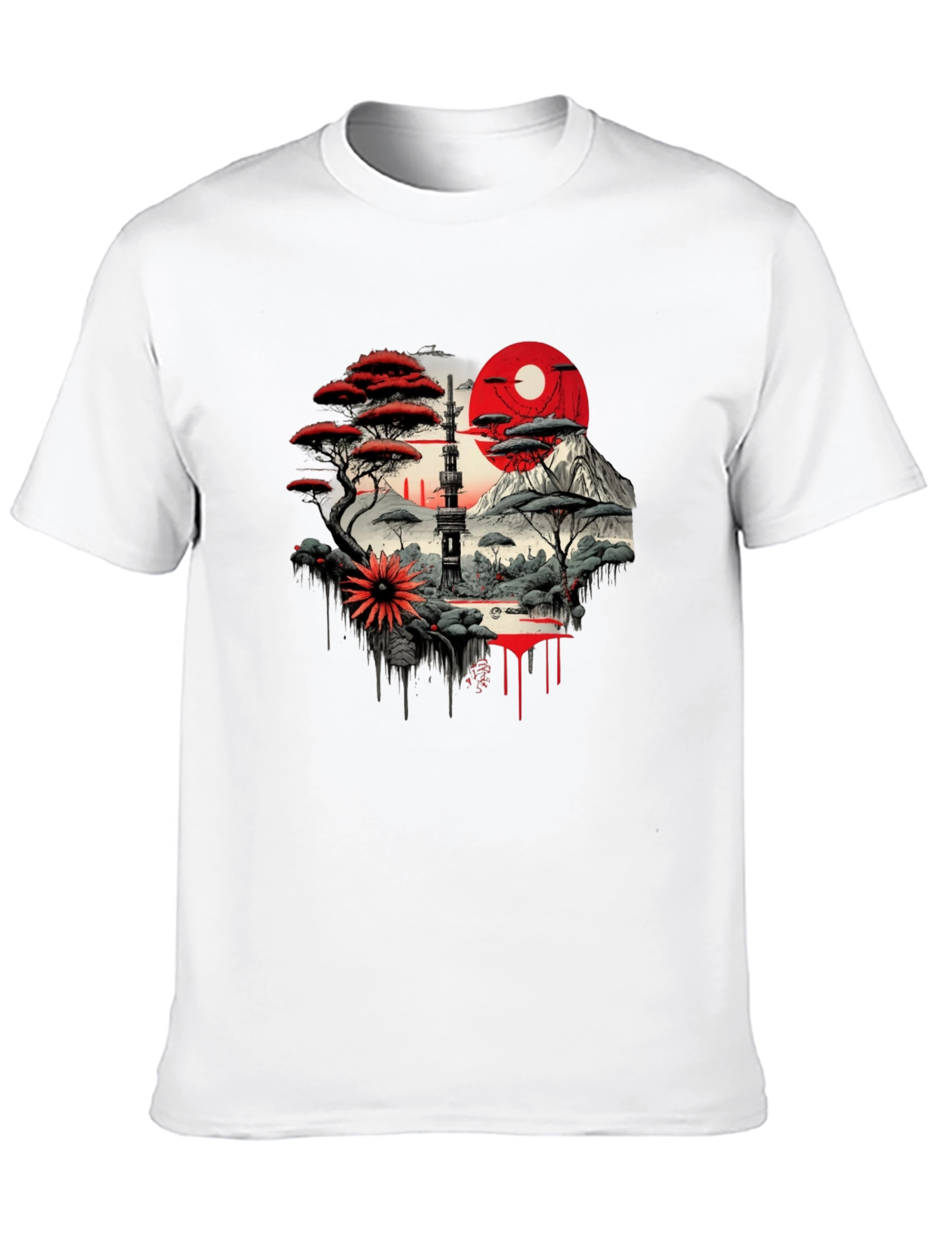 Asian Landscape Art T-Shirt