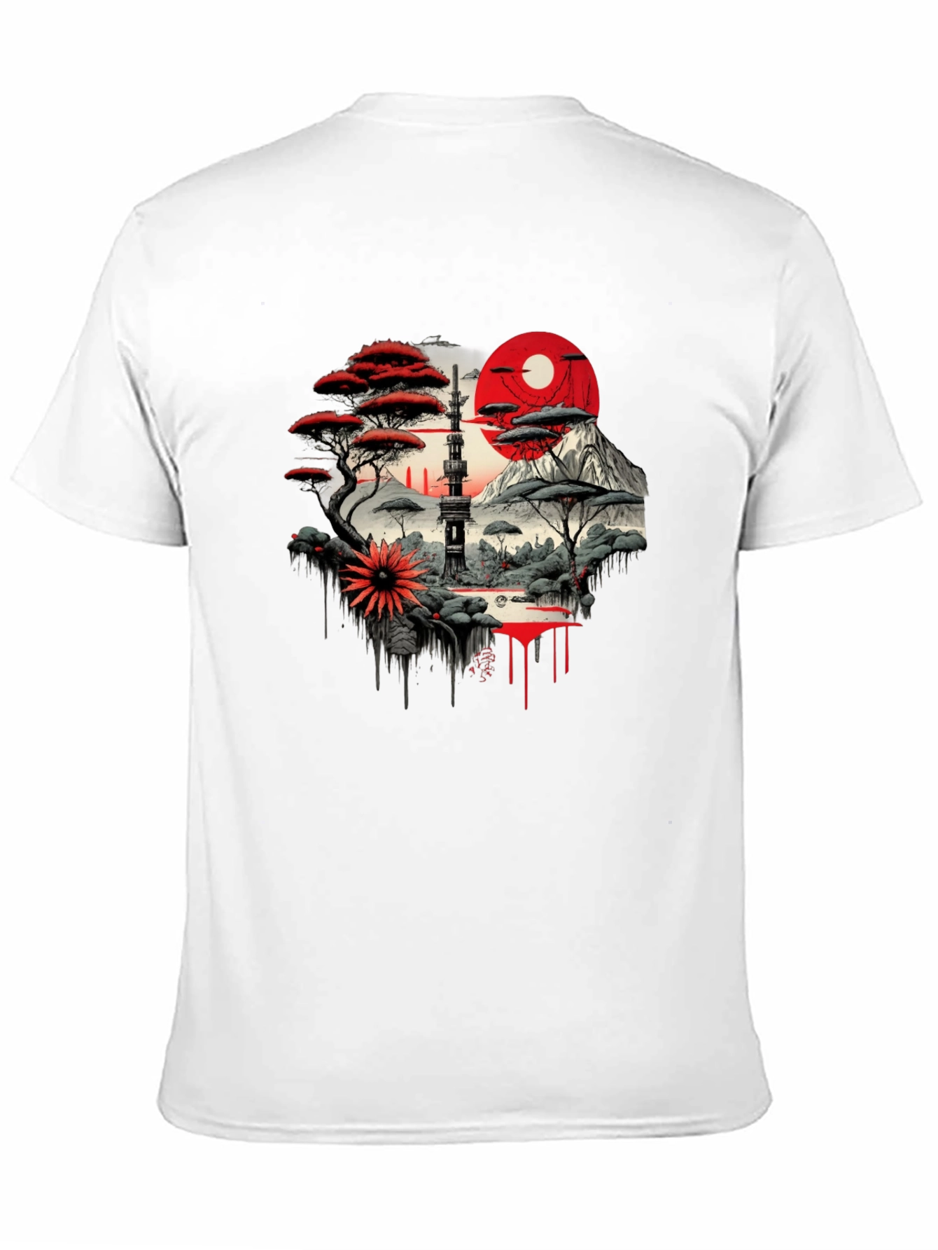Asian Landscape Art T-Shirt
