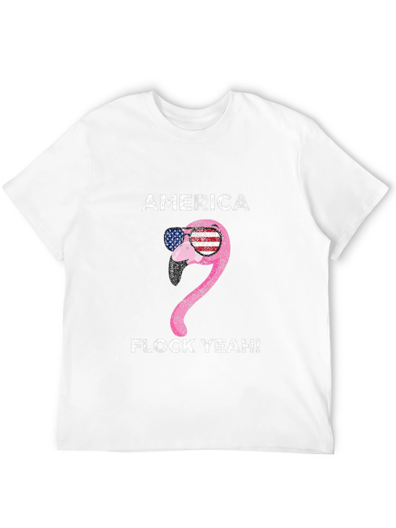 America Flamingo T-Shirt - Flock Yeah!
