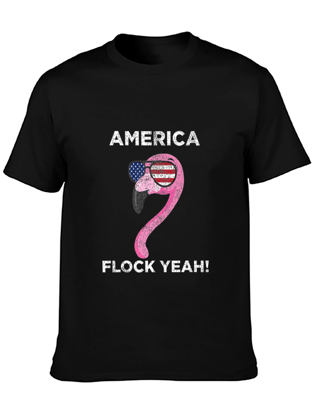 America Flamingo T-Shirt - Flock Yeah!