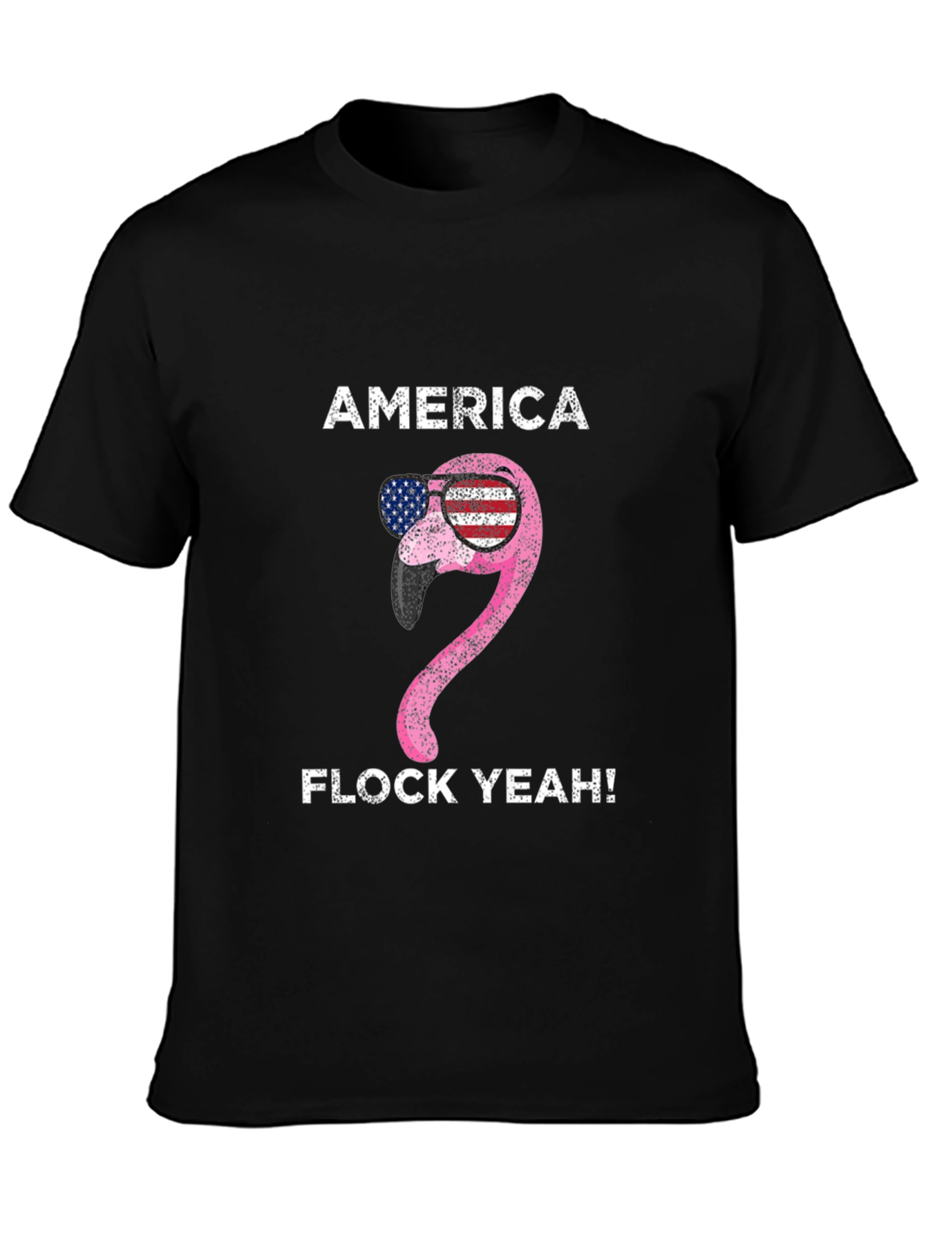 America Flamingo T-Shirt - Flock Yeah!