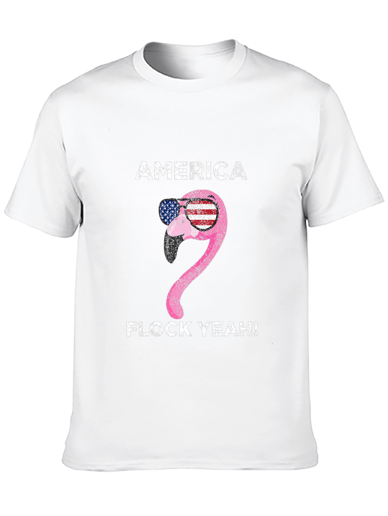 America Flamingo T-Shirt - Flock Yeah!