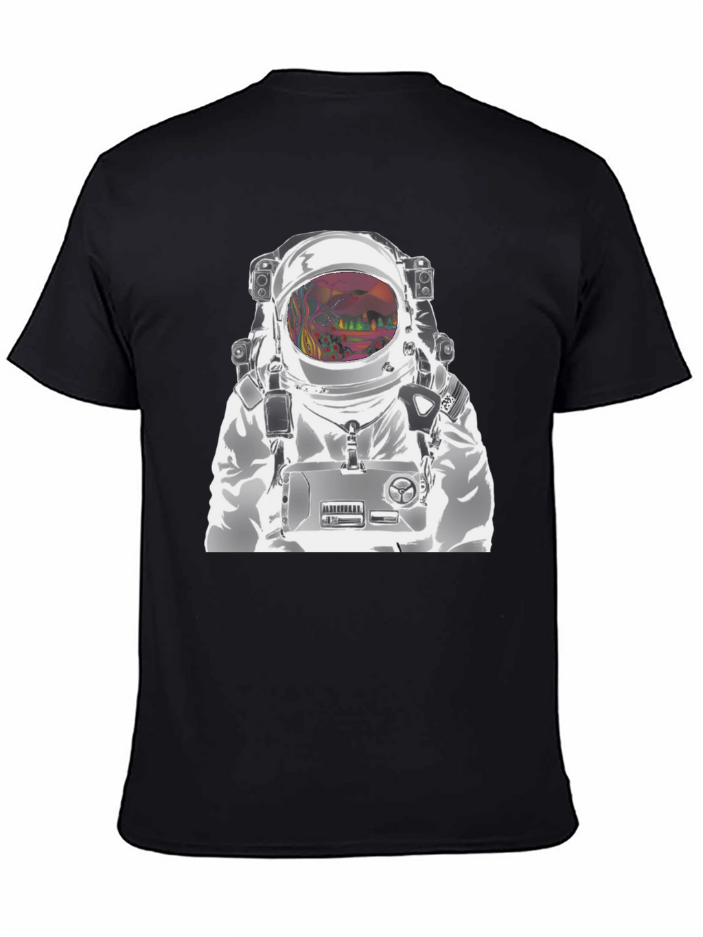 Astronaut Graphic T-Shirt - Outer Space Design