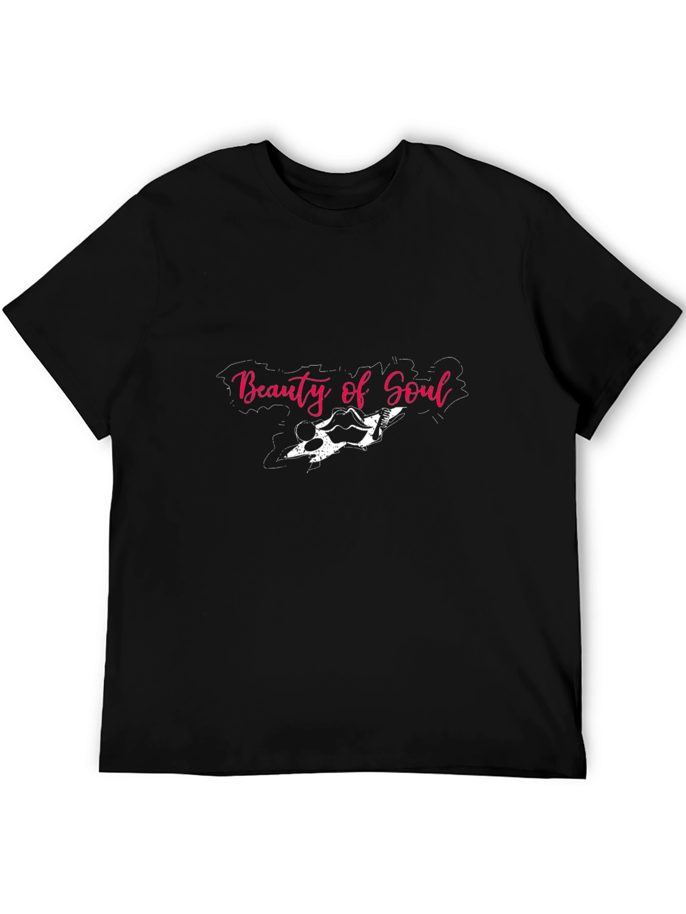 Beauty of Soul Black Graphic T-Shirt
