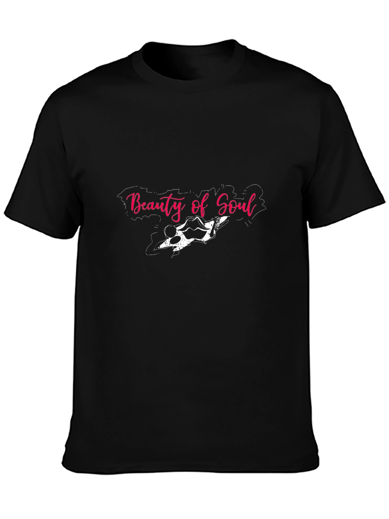 Beauty of Soul Black Graphic T-Shirt