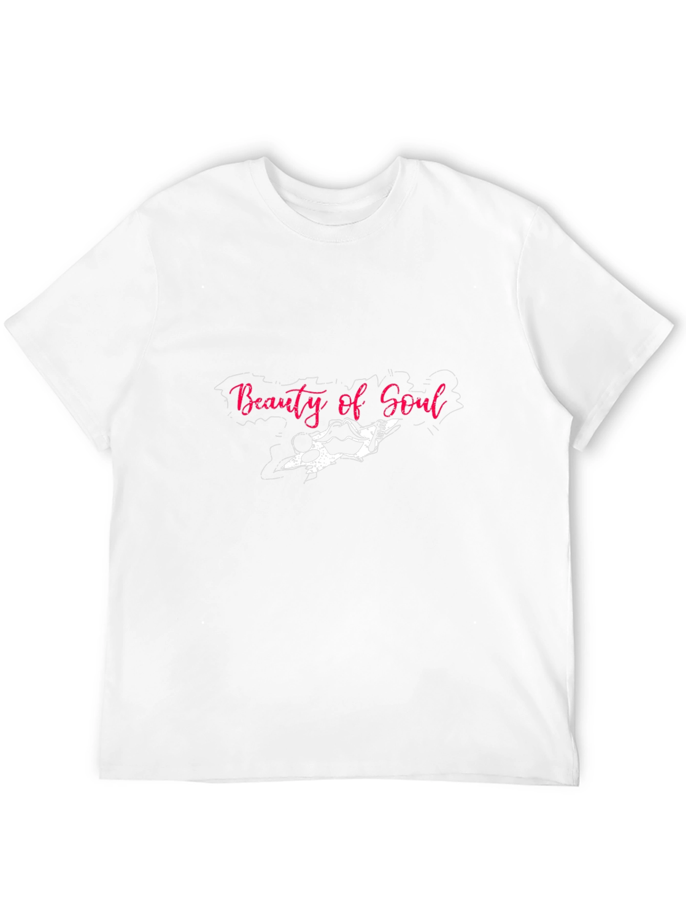 Beauty of Soul Black Graphic T-Shirt