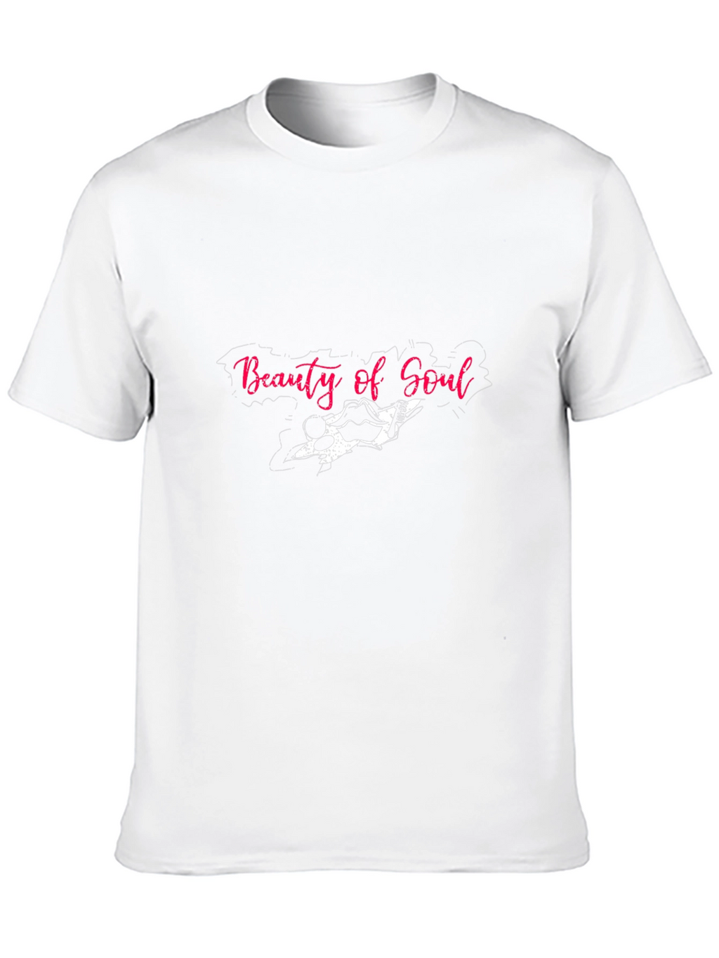 Beauty of Soul Black Graphic T-Shirt